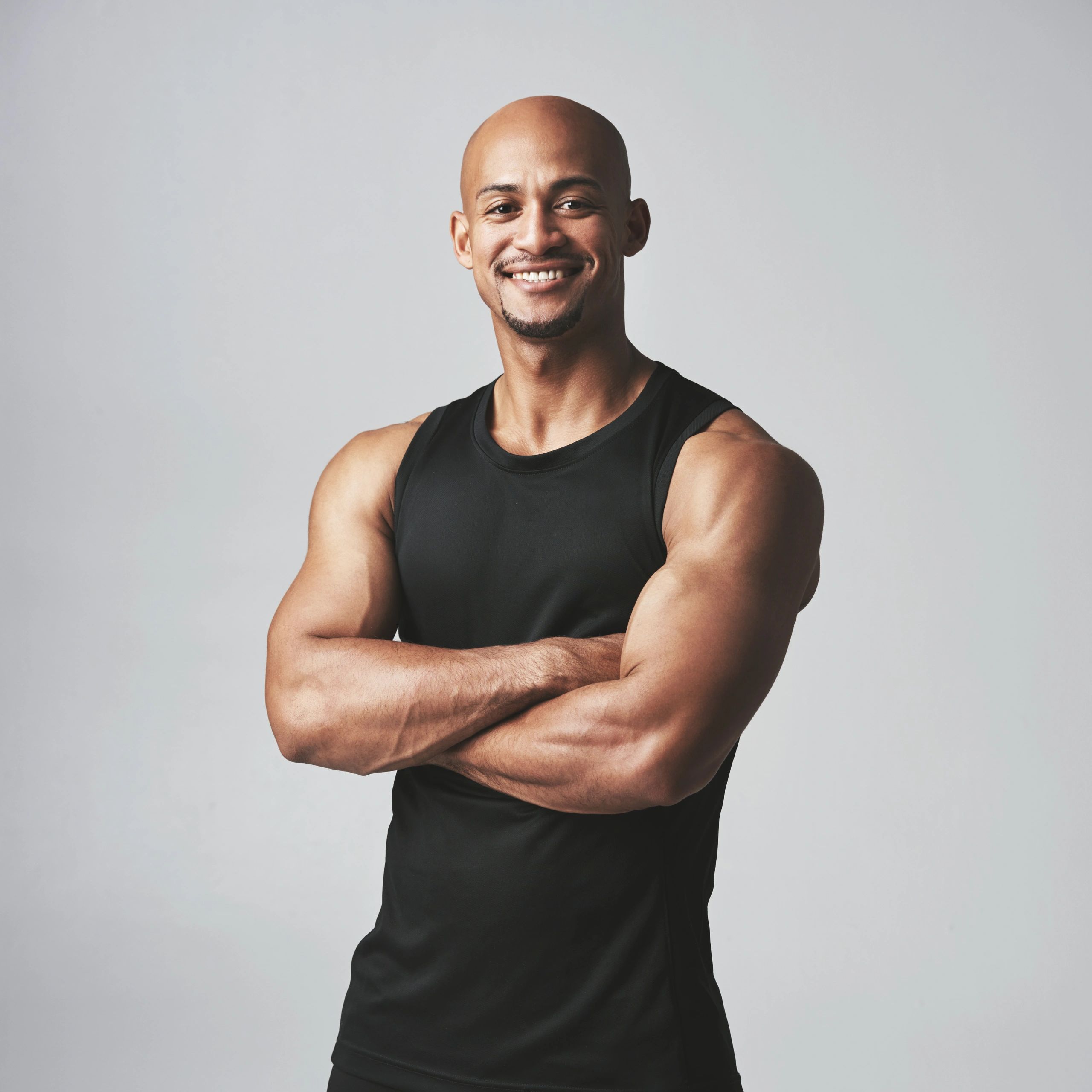 Happy member portrait after a workout