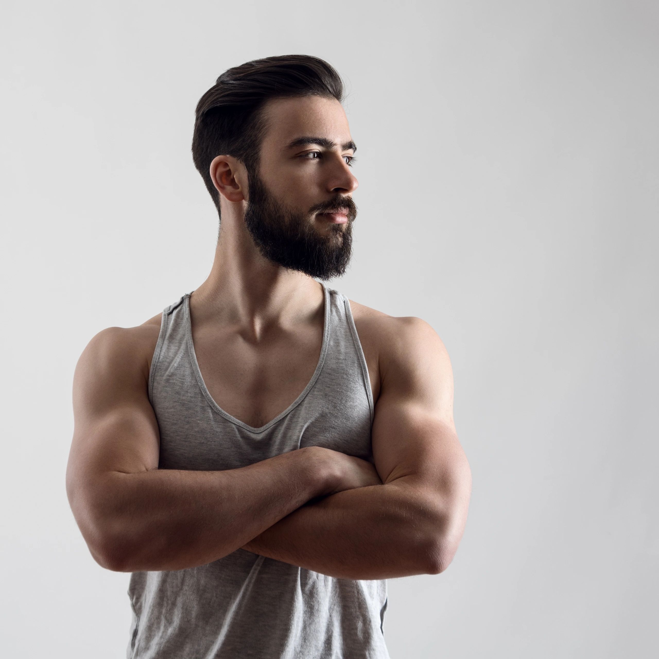 Portrait of a confident male fitness coach
